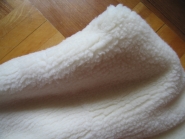 merino zatkávané rúno (kožušinka) v bavlne